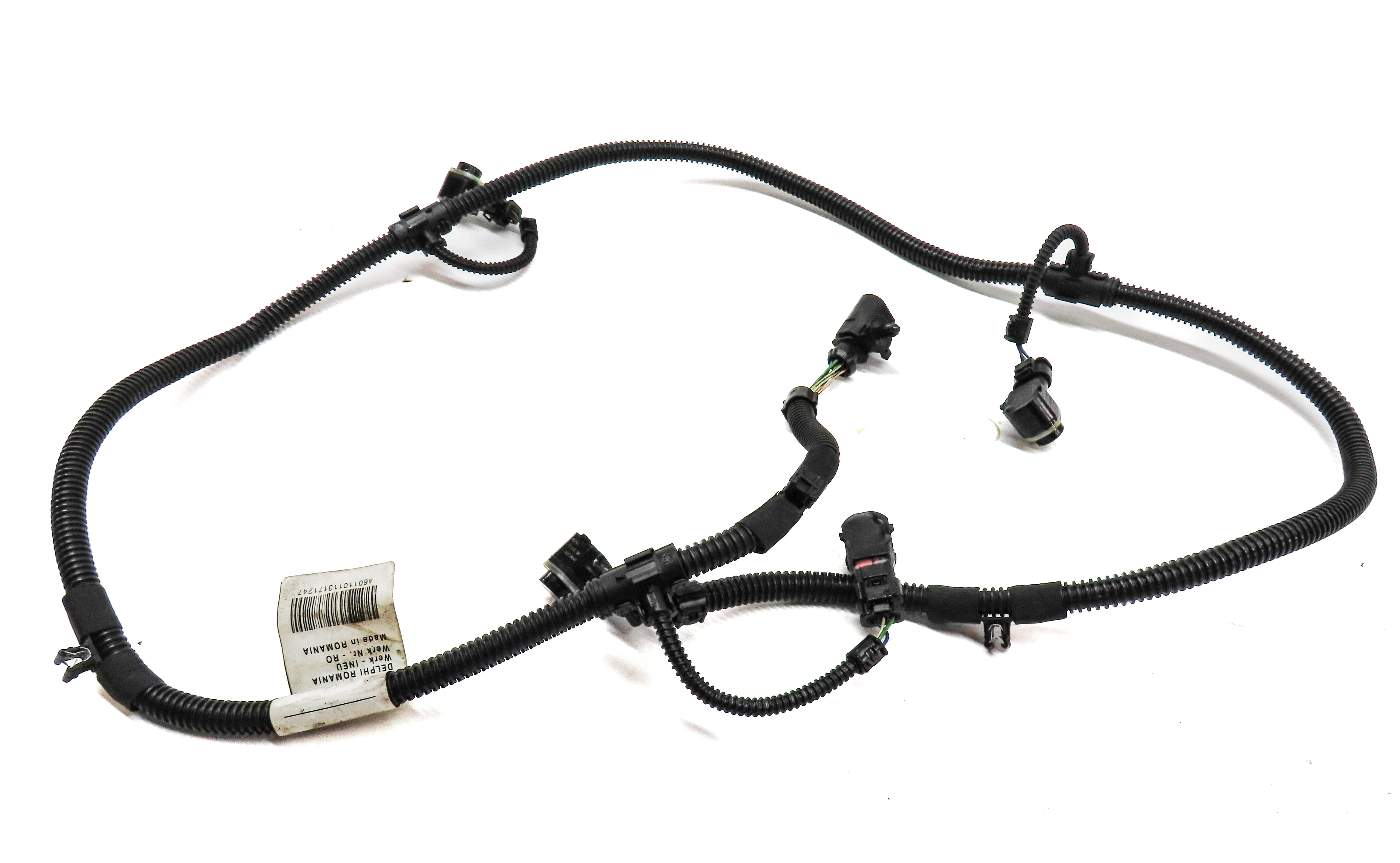 2011 PORSCHE CAYENNE 958 REAR PARK ASSIST PDC SENSOR SET4 (Black) & WIRE HARNESS — exact item pictured